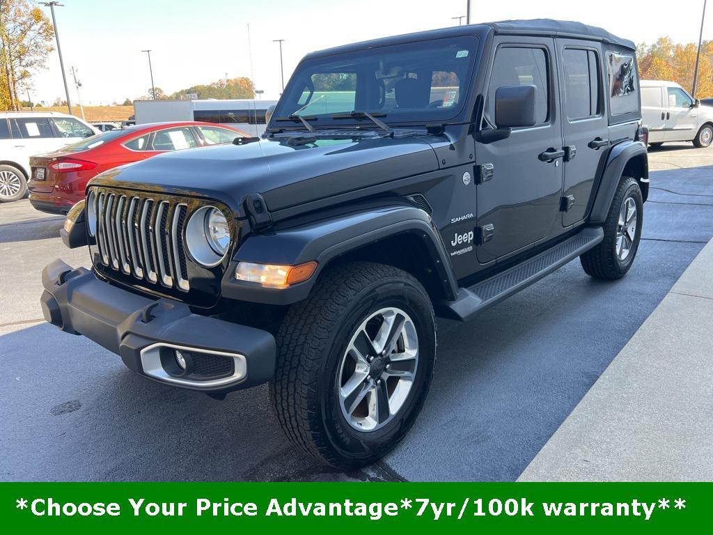used 2022 Jeep Wrangler Unlimited car, priced at $33,800