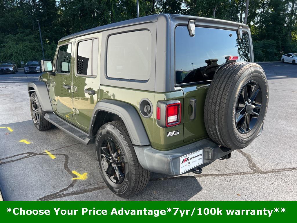 used 2021 Jeep Wrangler Unlimited car, priced at $30,475