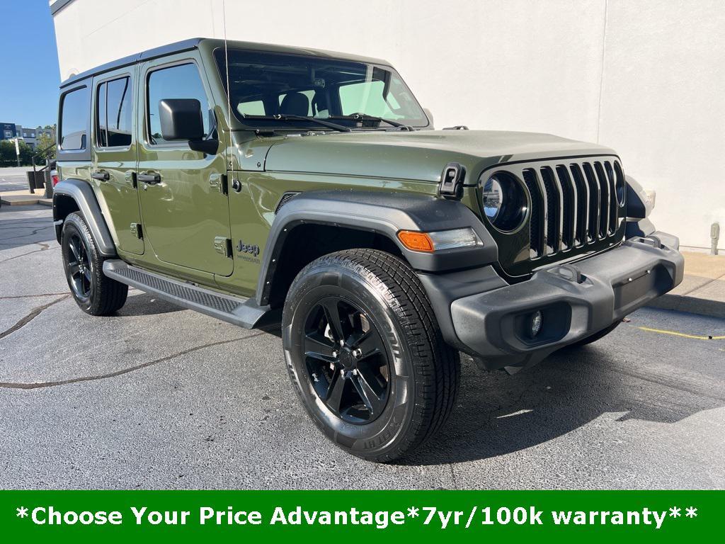 used 2021 Jeep Wrangler Unlimited car, priced at $30,475