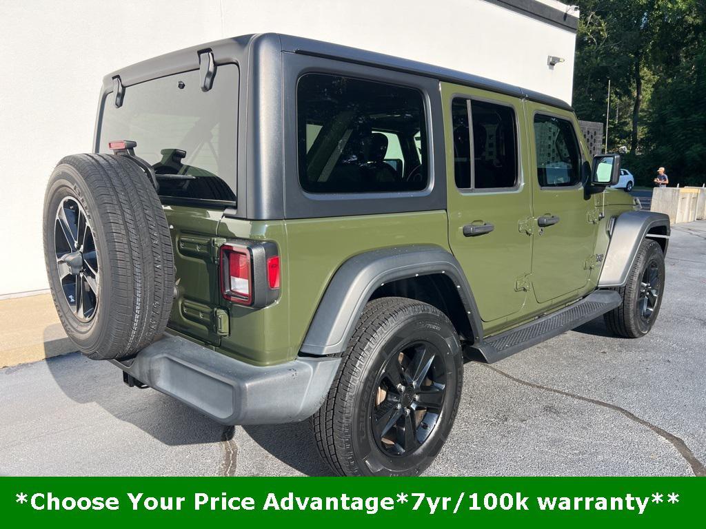 used 2021 Jeep Wrangler Unlimited car, priced at $30,475