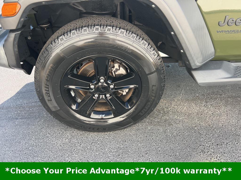 used 2021 Jeep Wrangler Unlimited car, priced at $30,475