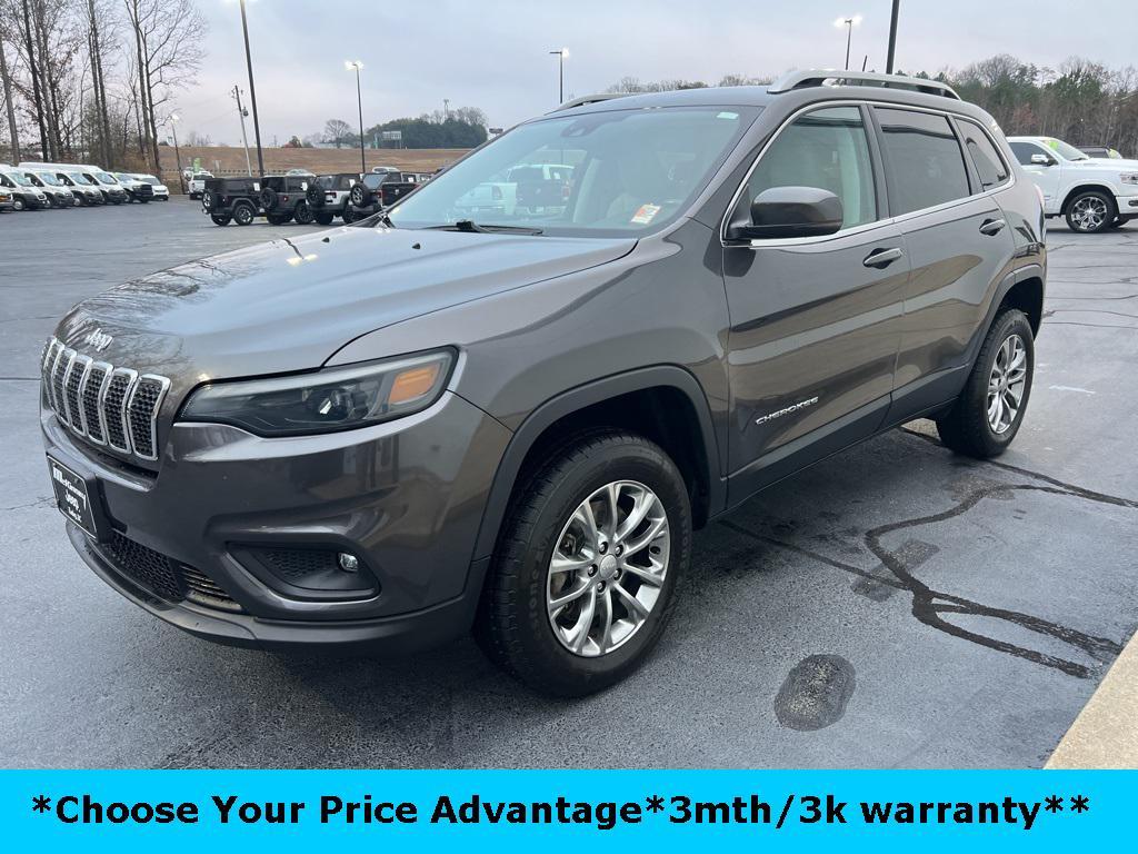 used 2021 Jeep Cherokee car, priced at $17,175