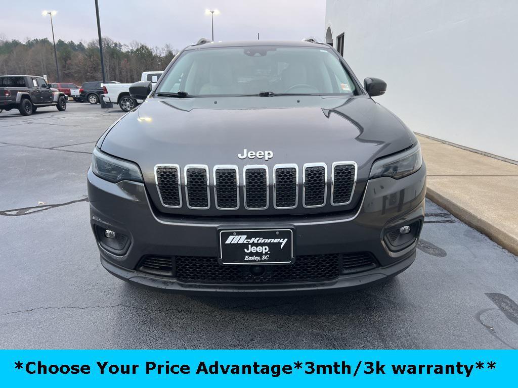 used 2021 Jeep Cherokee car, priced at $17,175