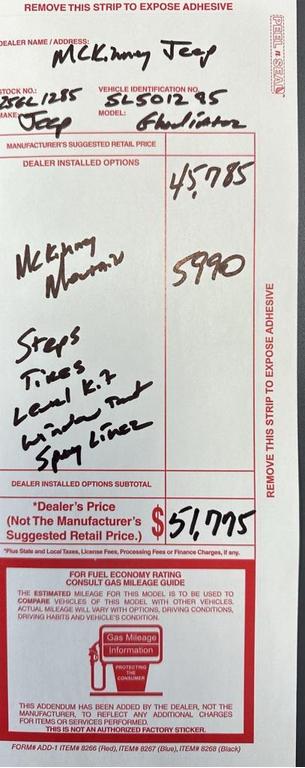 new 2025 Jeep Gladiator car, priced at $36,353