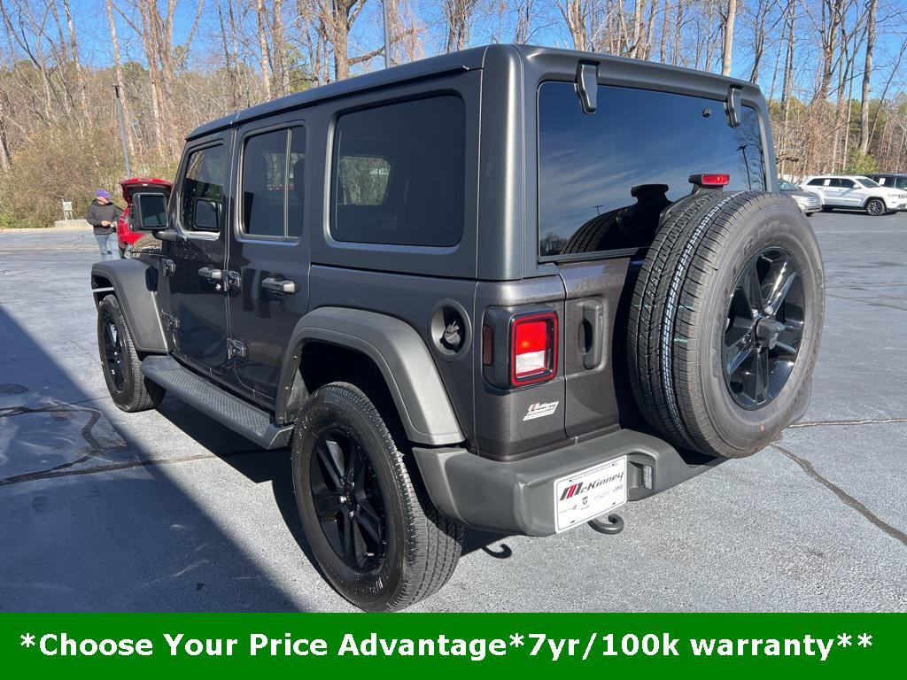 used 2022 Jeep Wrangler Unlimited car, priced at $31,100