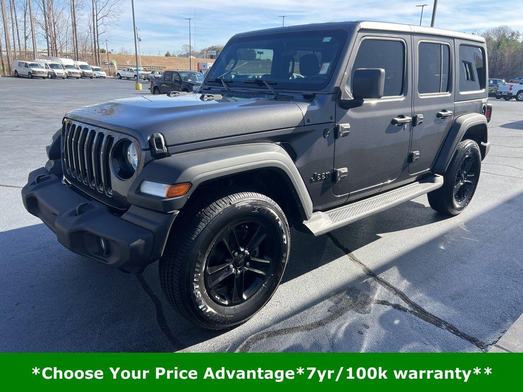 used 2022 Jeep Wrangler Unlimited car, priced at $30,000