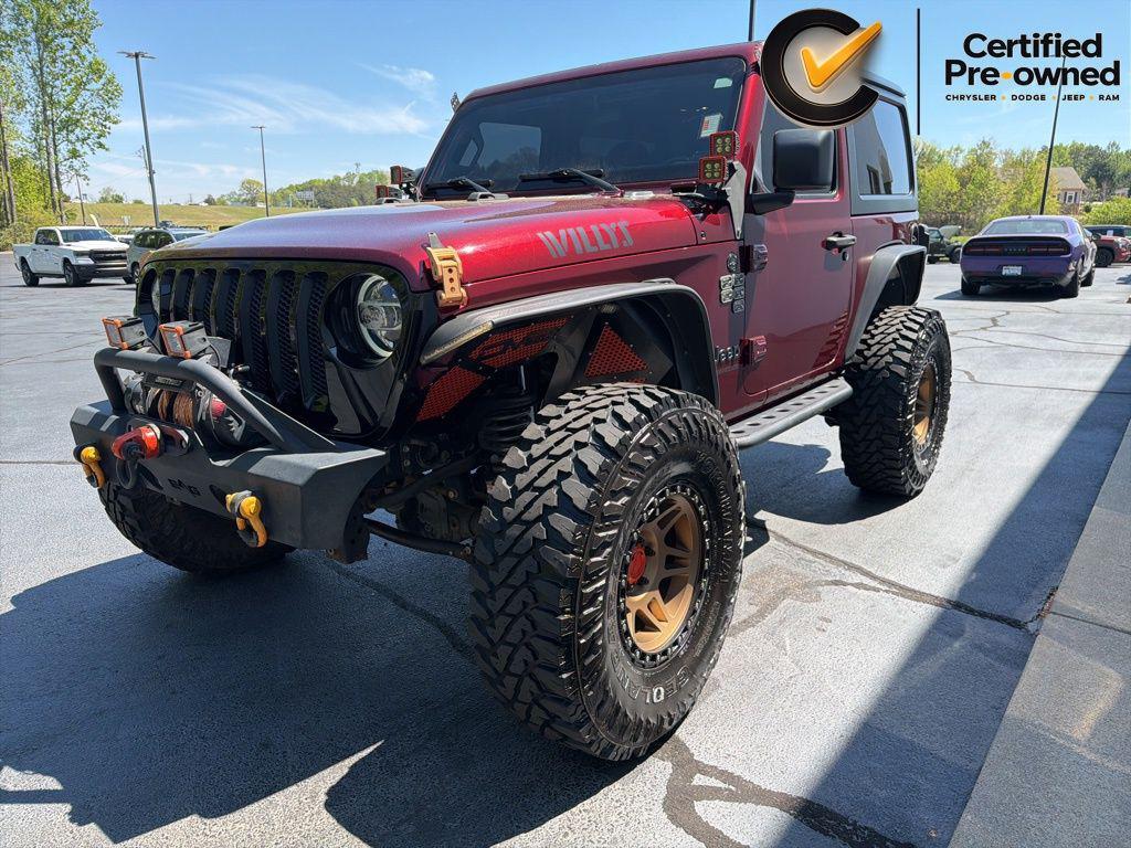 used 2021 Jeep Wrangler car, priced at $26,350