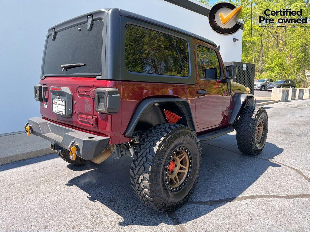 used 2021 Jeep Wrangler car, priced at $26,350