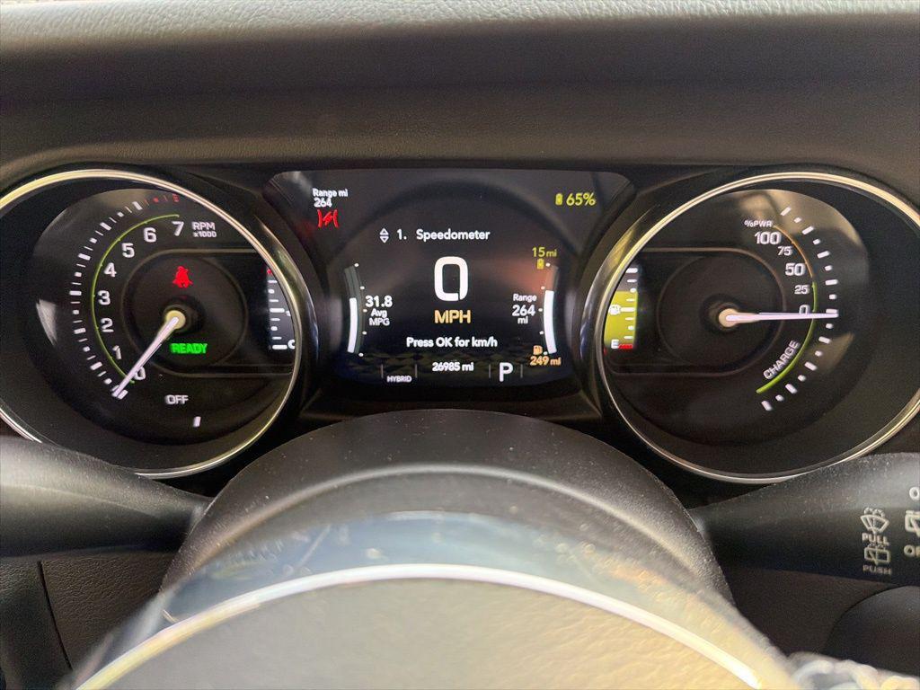 used 2023 Jeep Wrangler 4xe car, priced at $34,375