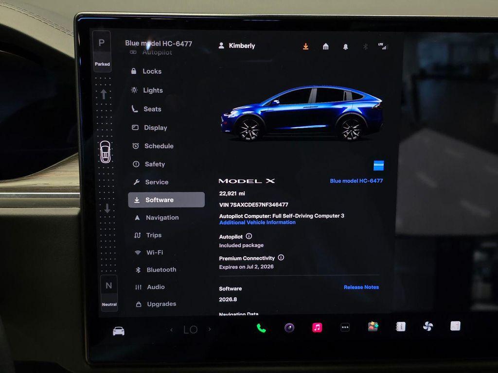 used 2022 Tesla Model X car, priced at $59,990