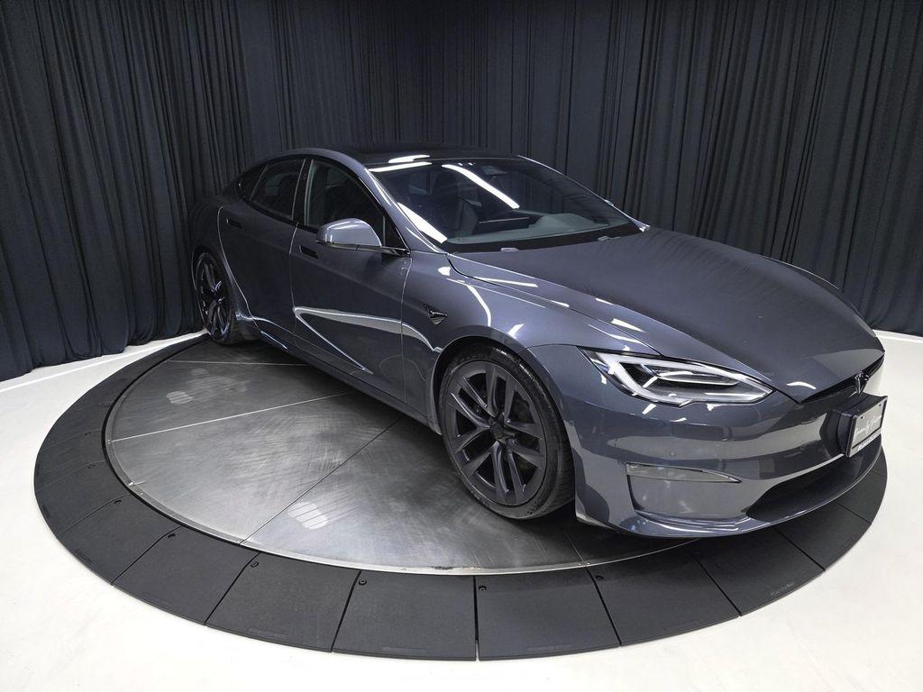 used 2021 Tesla Model S car, priced at $58,990