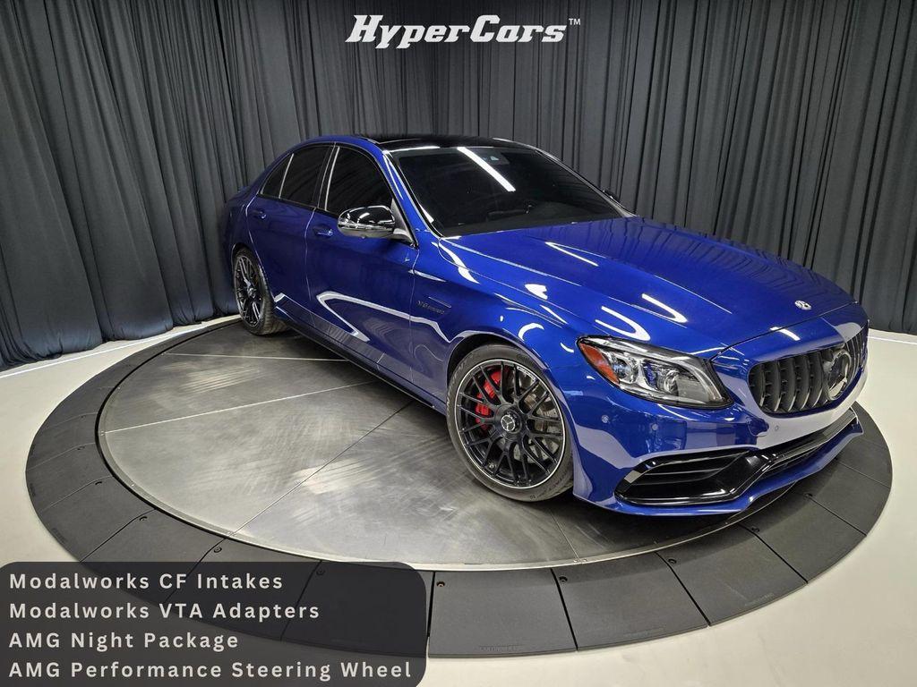 used 2021 Mercedes-Benz AMG C 63 car, priced at $62,990