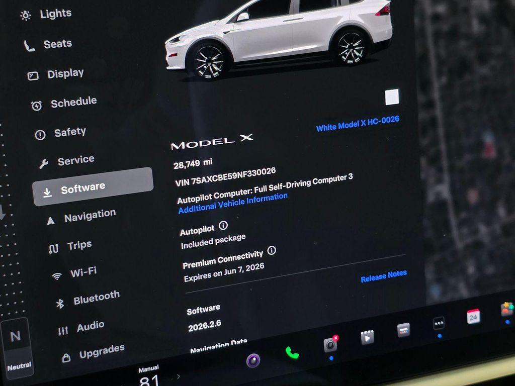 used 2022 Tesla Model X car, priced at $62,990