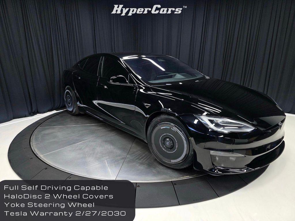 used 2022 Tesla Model S car, priced at $40,590