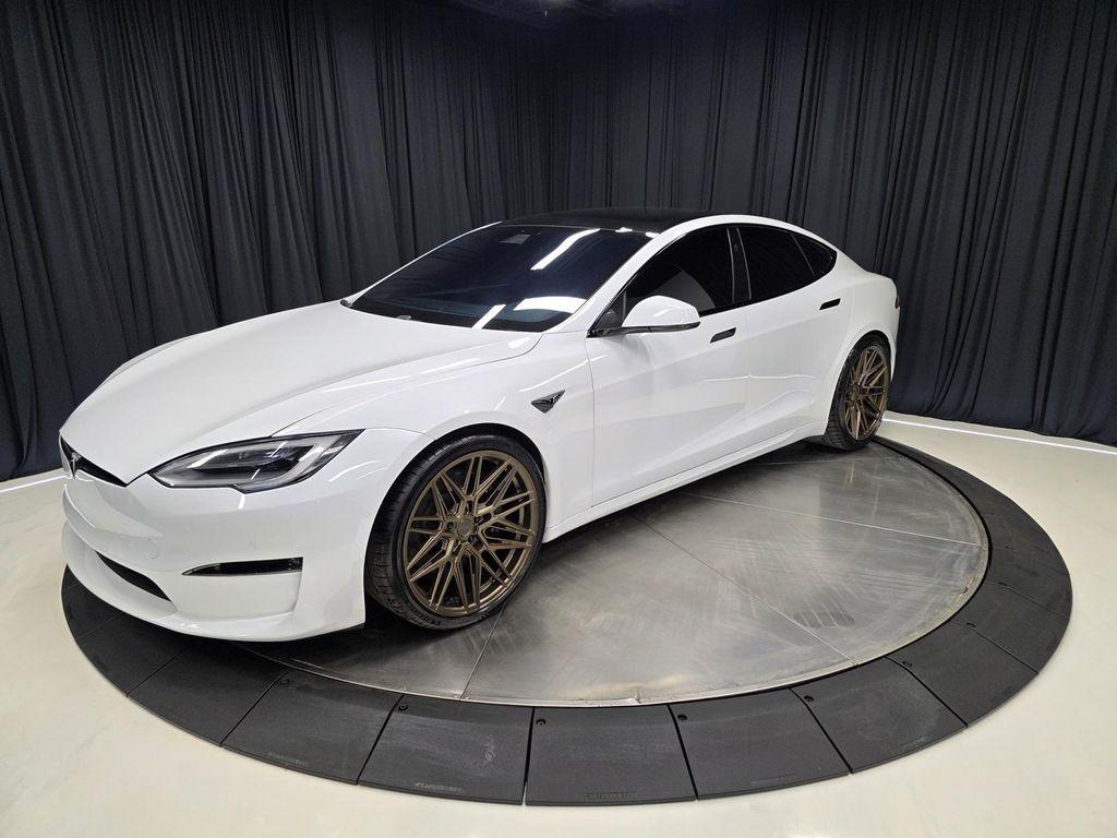 used 2021 Tesla Model S car, priced at $49,990