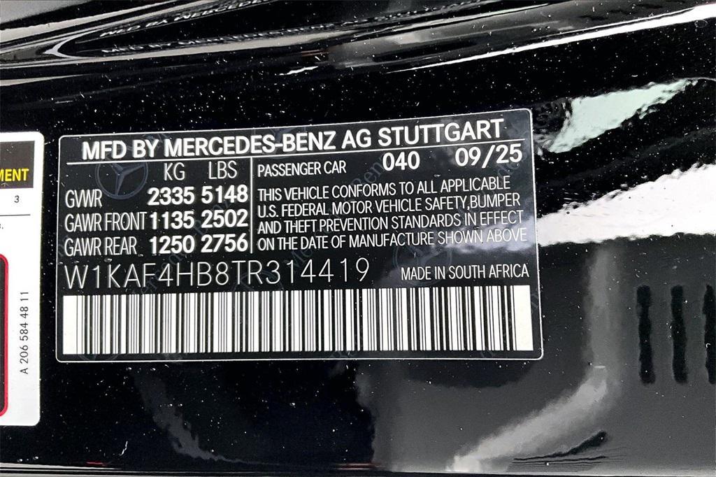 new 2026 Mercedes-Benz C-Class car, priced at $53,435