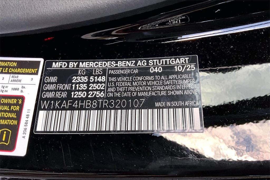 new 2026 Mercedes-Benz C-Class car, priced at $53,720