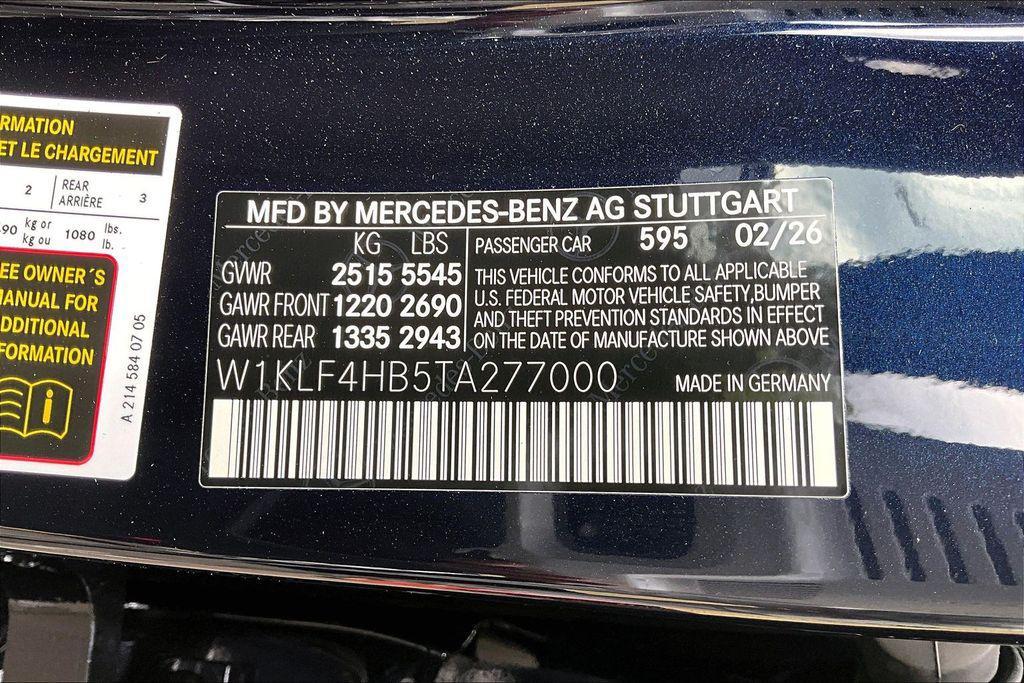 new 2026 Mercedes-Benz E-Class car, priced at $74,285