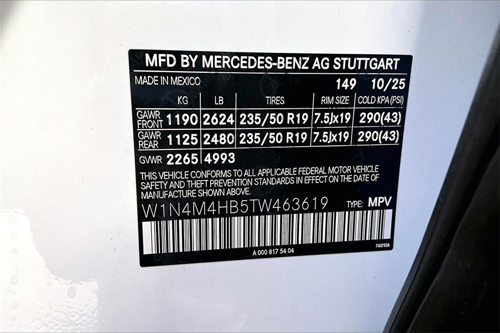 new 2026 Mercedes-Benz GLB 250 car, priced at $52,020