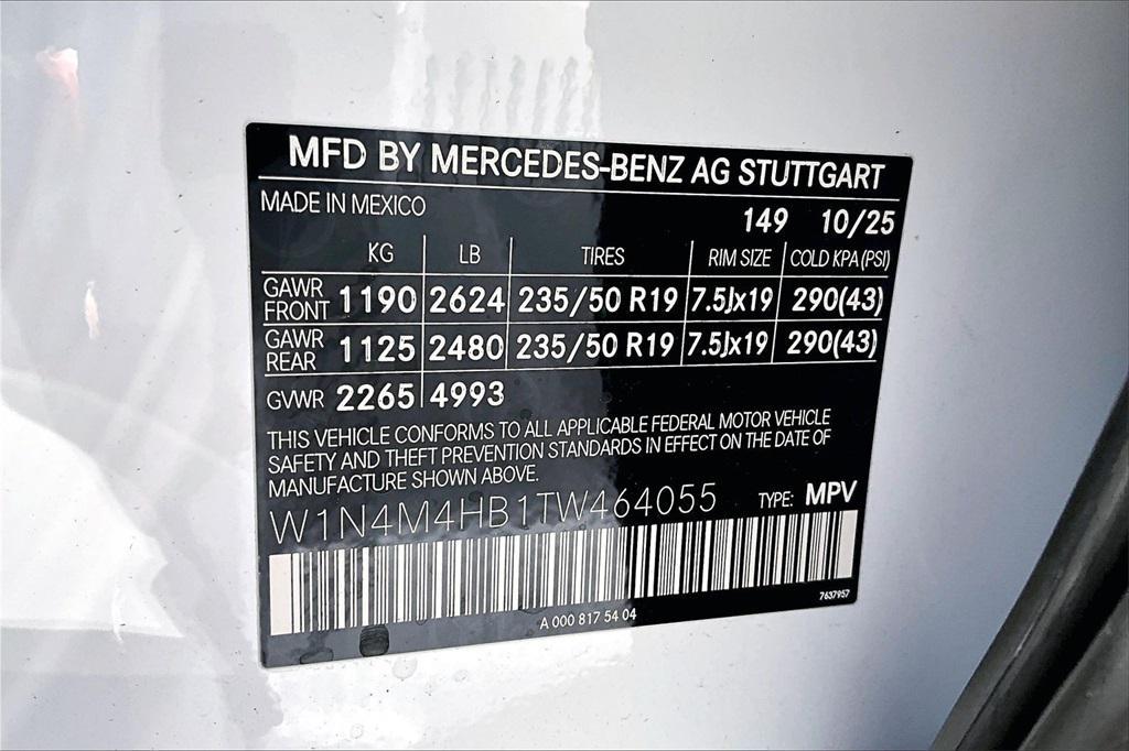 new 2026 Mercedes-Benz GLB 250 car, priced at $52,020