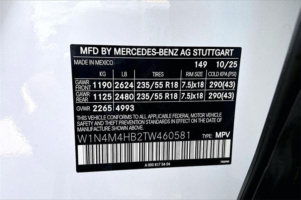 new 2026 Mercedes-Benz GLB 250 car, priced at $52,060