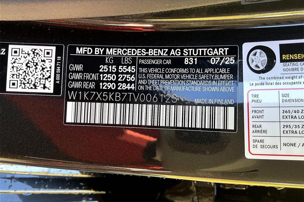 new 2026 Mercedes-Benz AMG GT 43 car, priced at $117,855