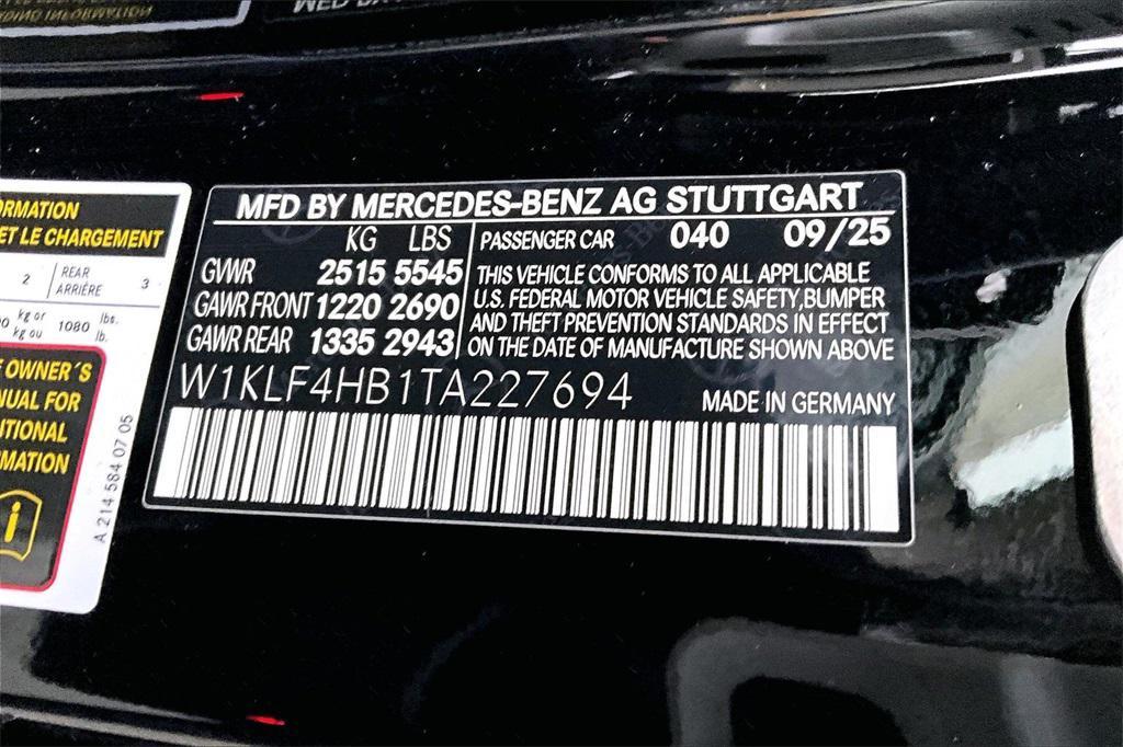 new 2026 Mercedes-Benz E-Class car, priced at $73,800