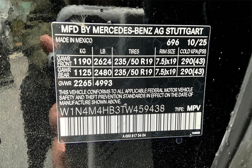 new 2026 Mercedes-Benz GLB 250 car, priced at $54,930