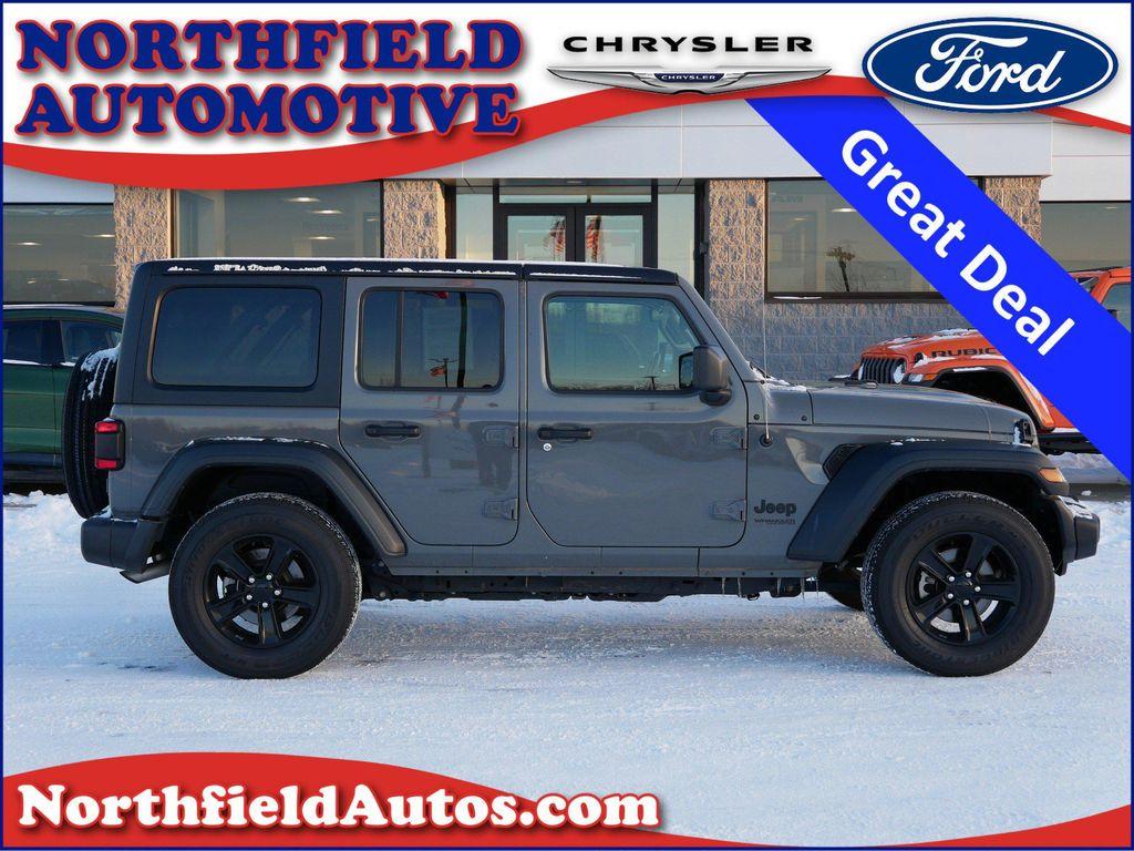 used 2021 Jeep Wrangler Unlimited car, priced at $27,487