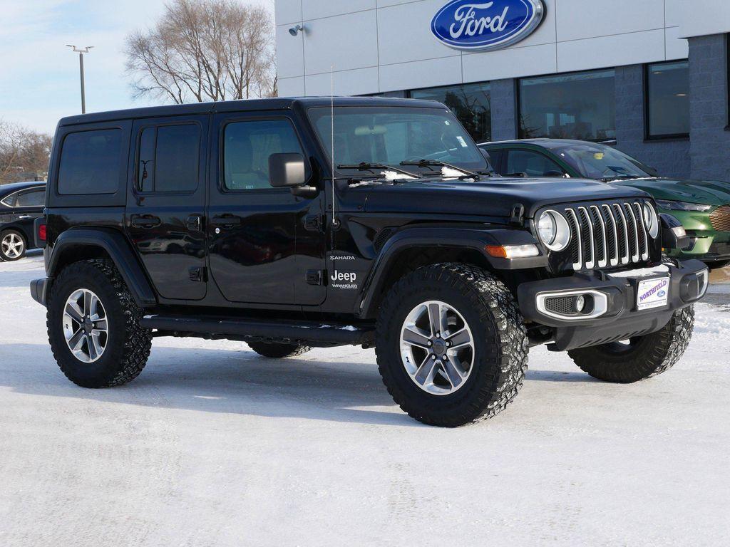 used 2021 Jeep Wrangler Unlimited car, priced at $22,987