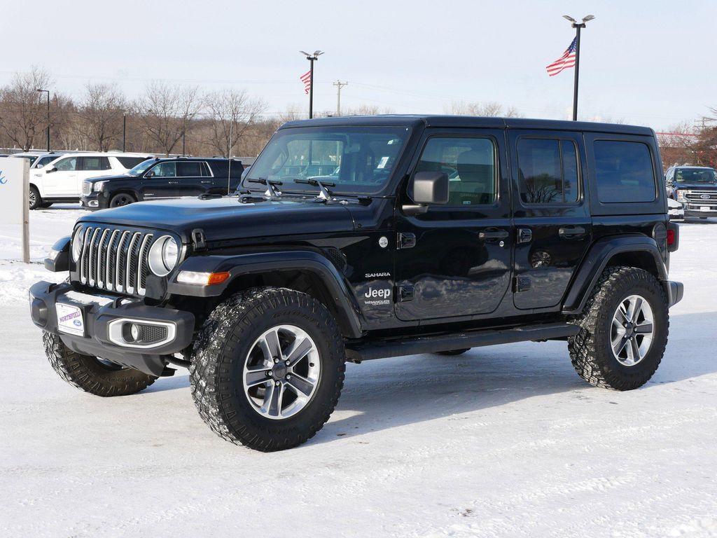 used 2021 Jeep Wrangler Unlimited car, priced at $22,987