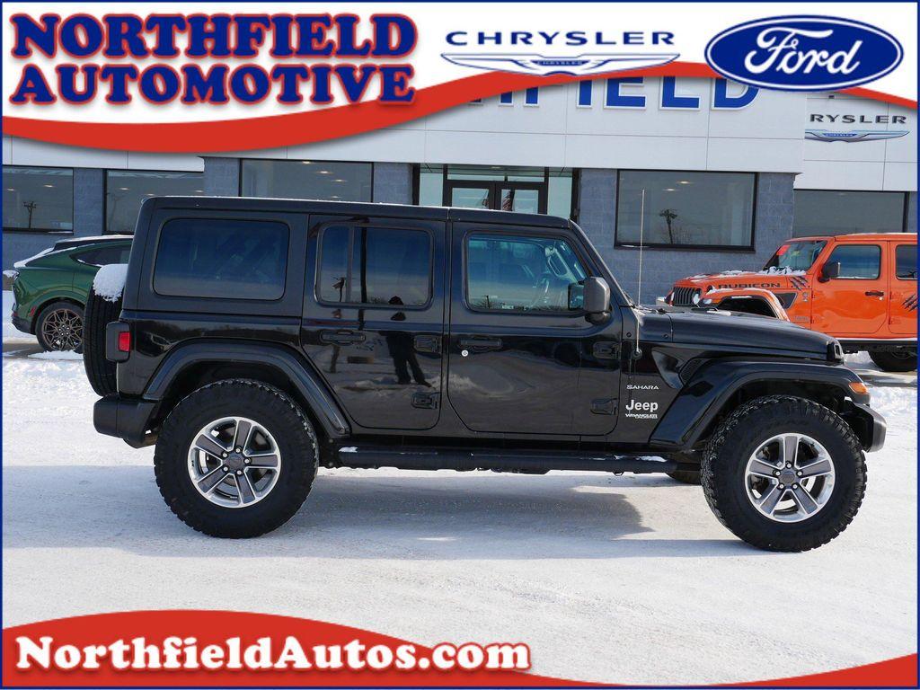 used 2021 Jeep Wrangler Unlimited car, priced at $22,987