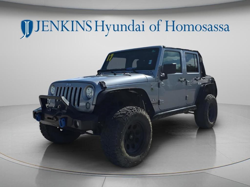 used 2017 Jeep Wrangler Unlimited car, priced at $17,851