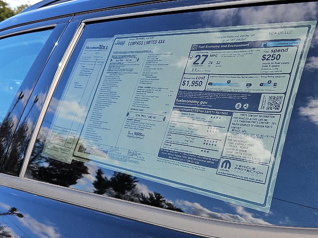 new 2025 Jeep Compass car, priced at $37,879