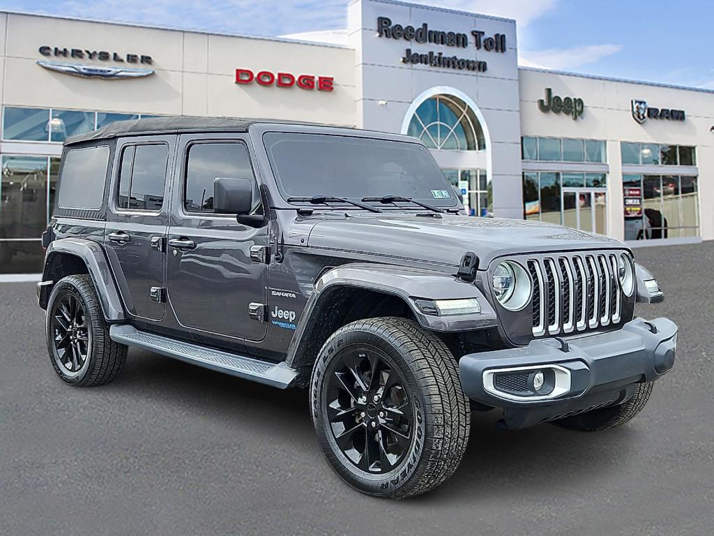 used 2021 Jeep Wrangler Unlimited 4xe car, priced at $27,988