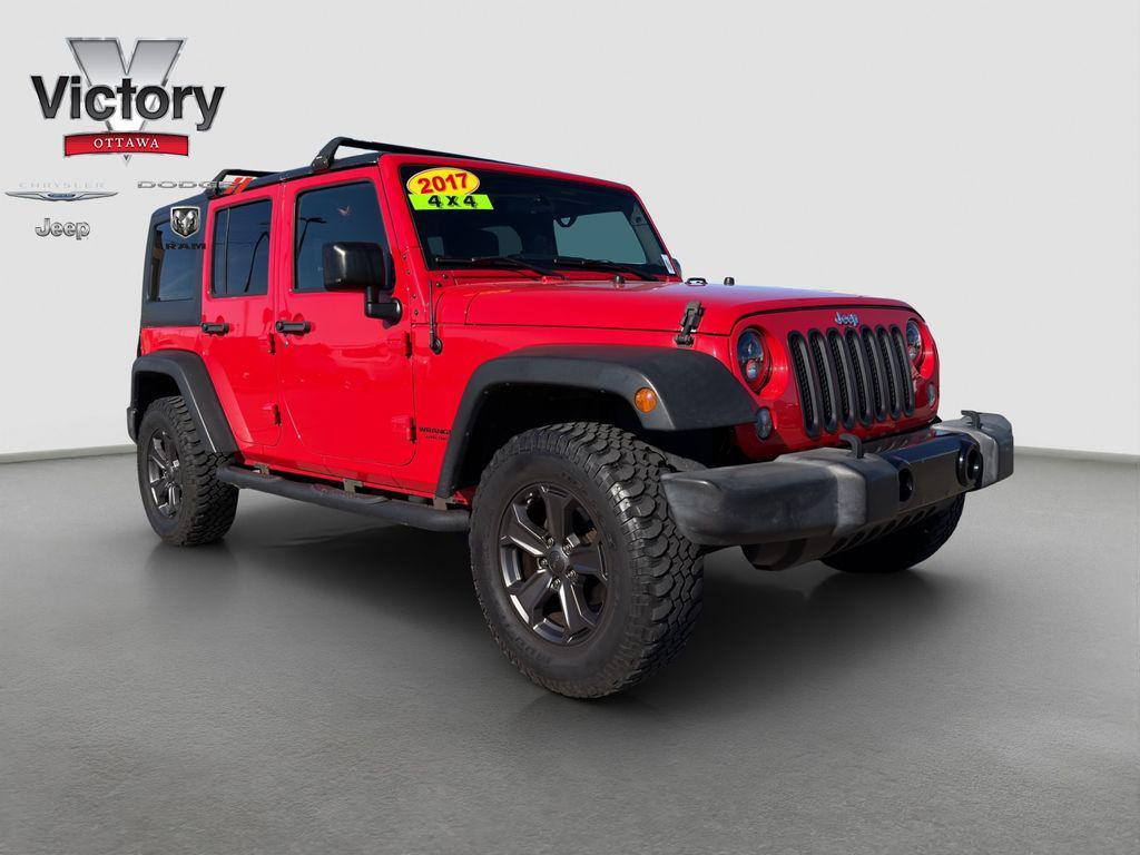 used 2017 Jeep Wrangler Unlimited car, priced at $19,895