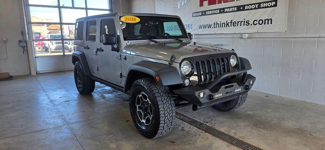 used 2016 Jeep Wrangler Unlimited car, priced at $16,999
