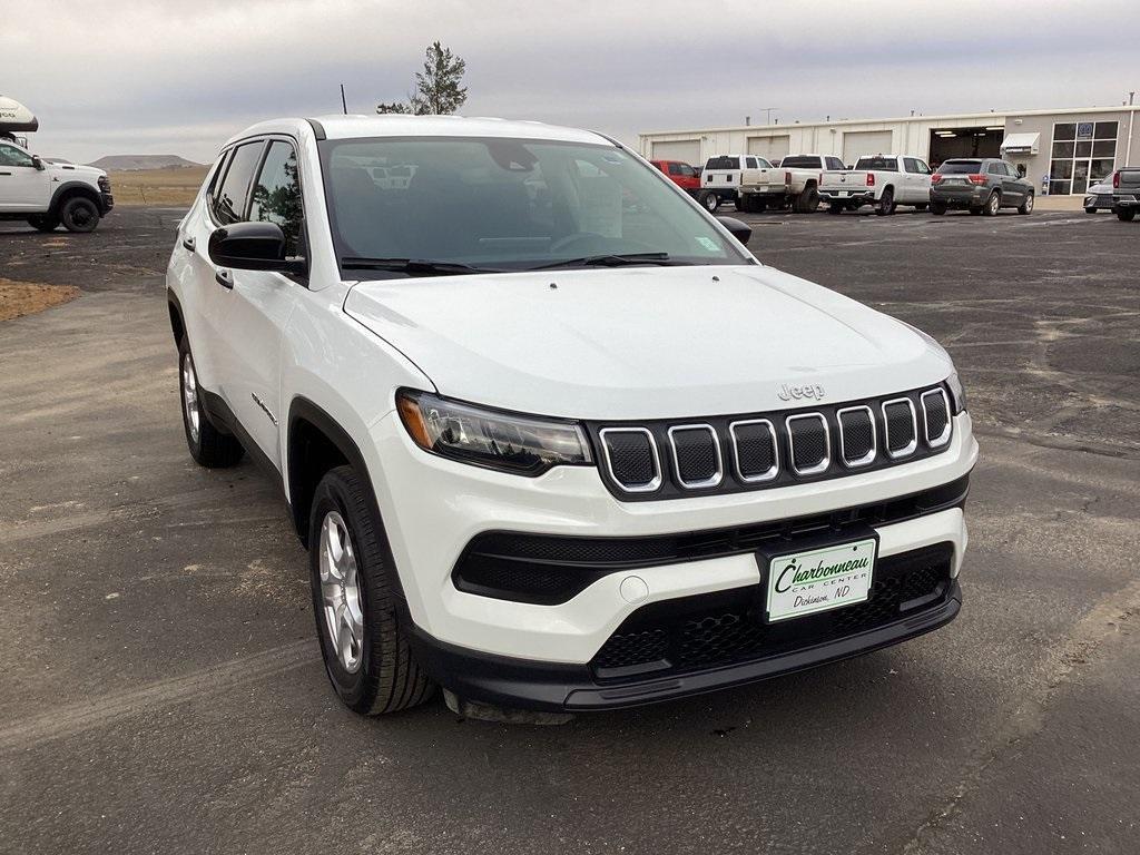 used 2022 Jeep Compass car, priced at $22,000