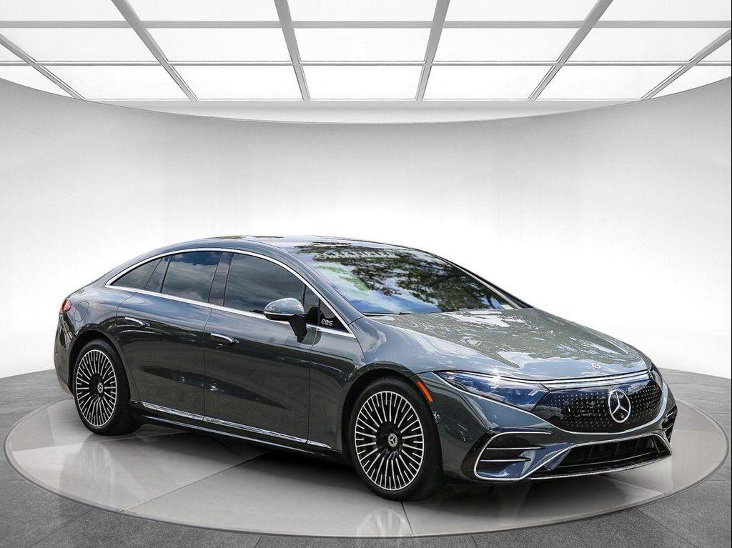 used 2024 Mercedes-Benz EQS 580 car, priced at $74,300