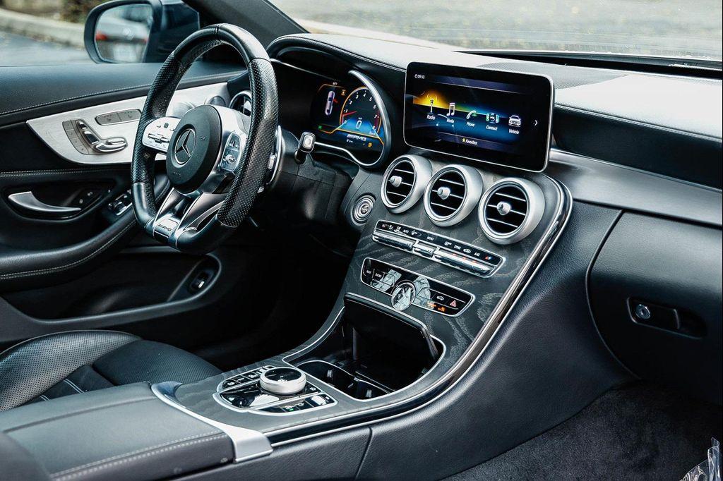 used 2022 Mercedes-Benz AMG C 43 car, priced at $45,990