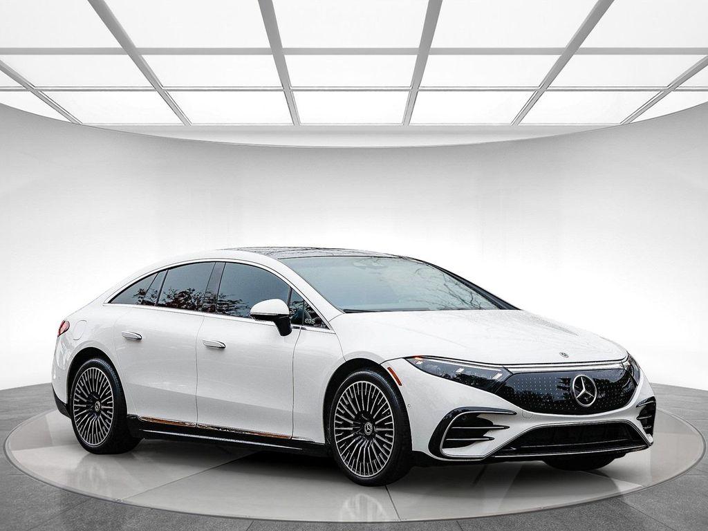 used 2022 Mercedes-Benz EQS 580 car, priced at $44,810