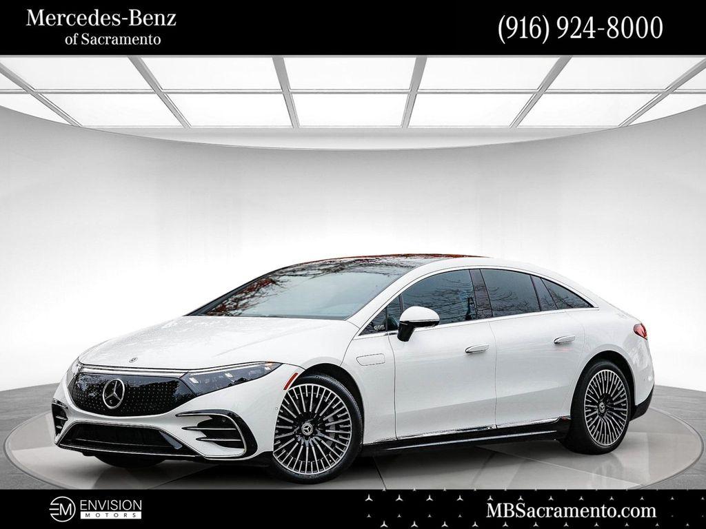used 2022 Mercedes-Benz EQS 580 car, priced at $44,810