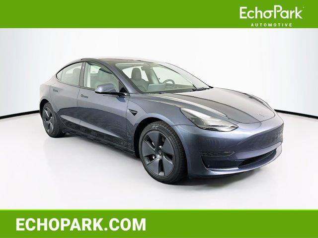 used 2023 Tesla Model 3 car, priced at $24,487