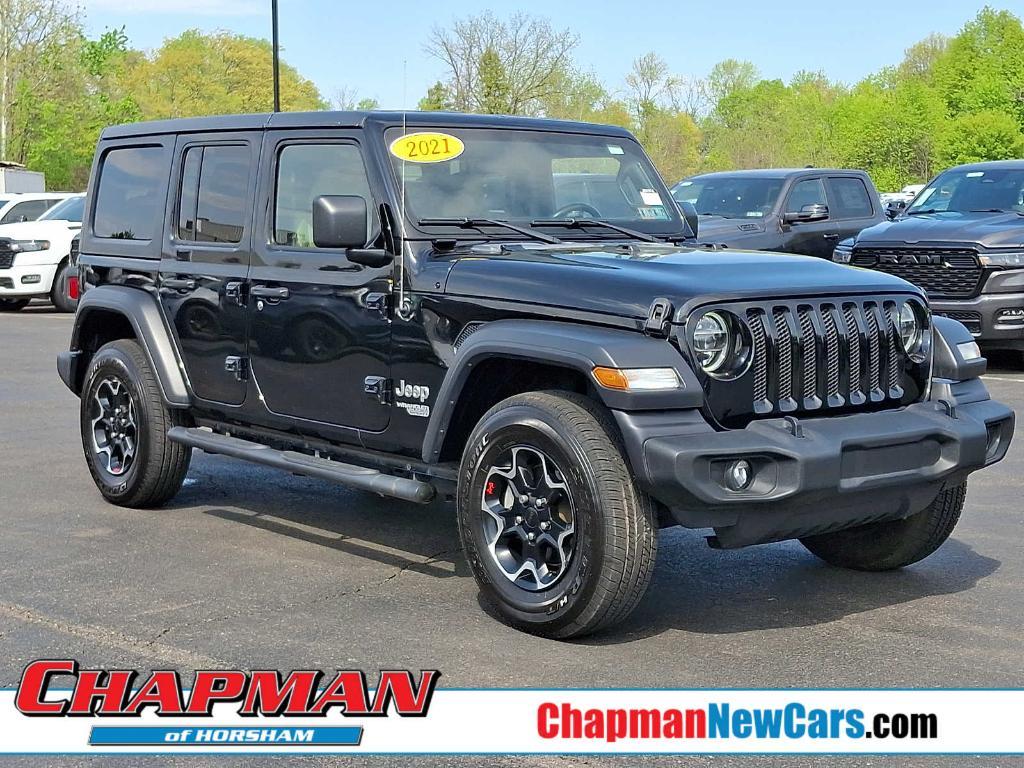 used 2021 Jeep Wrangler Unlimited car, priced at $29,888