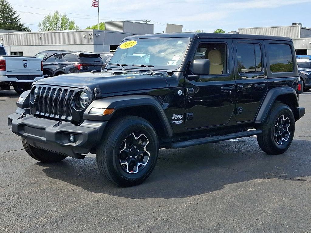 used 2021 Jeep Wrangler Unlimited car, priced at $28,998