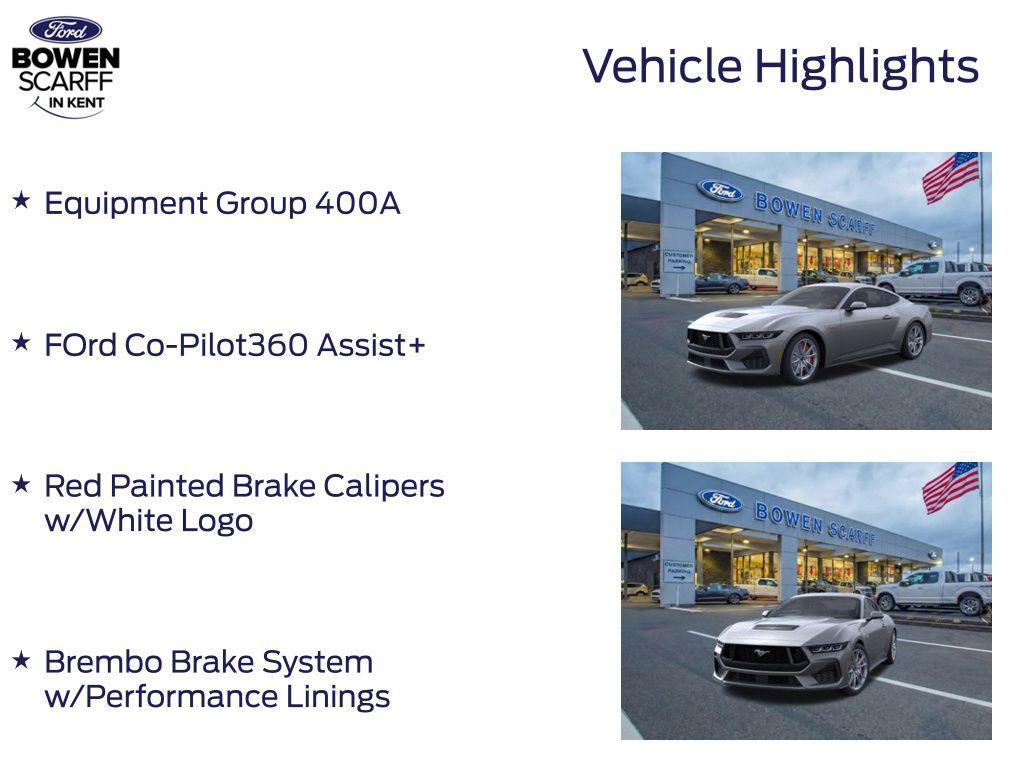 new 2025 Ford Mustang car, priced at $50,175