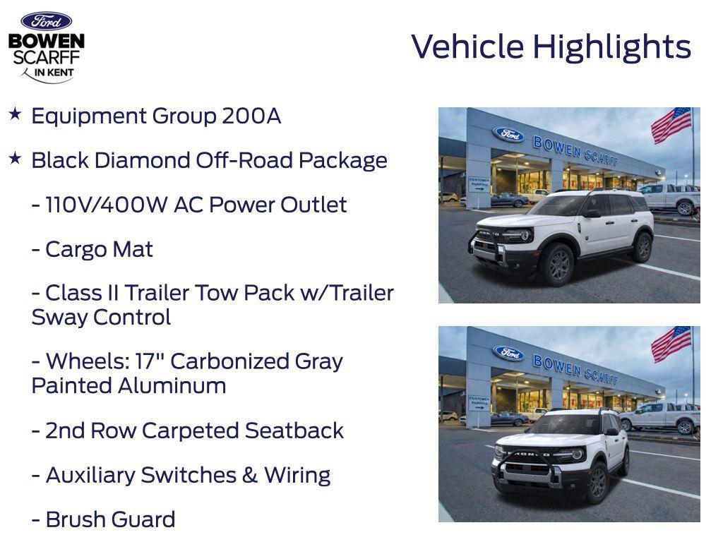 new 2025 Ford Bronco Sport car, priced at $33,850