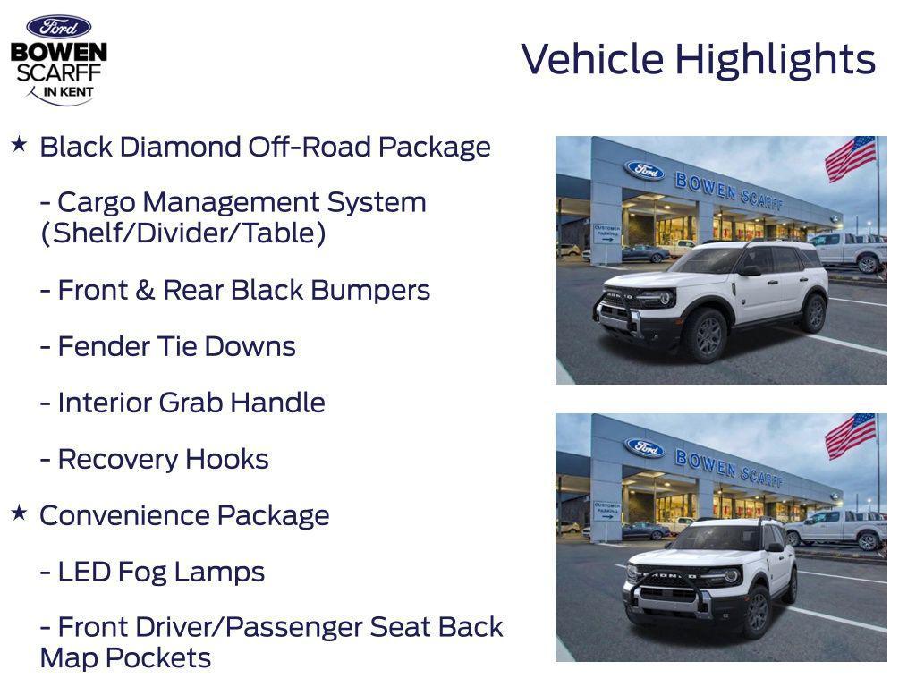 new 2025 Ford Bronco Sport car, priced at $33,850