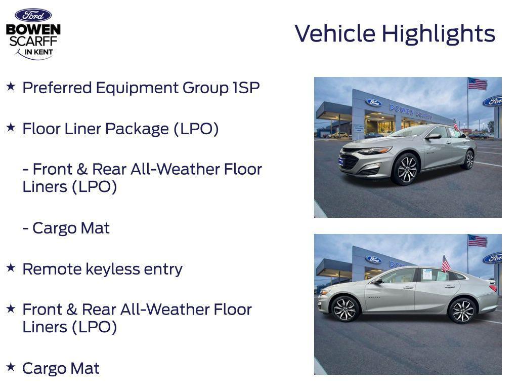 used 2024 Chevrolet Malibu car, priced at $19,598