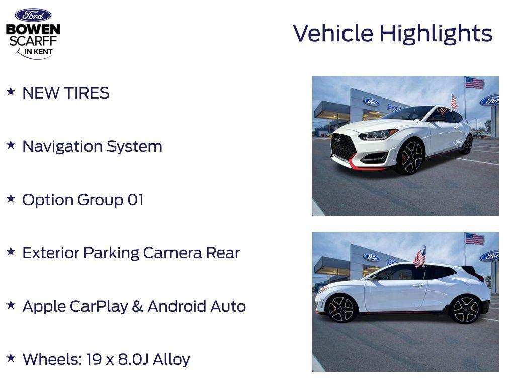 used 2022 Hyundai Veloster N car, priced at $20,899